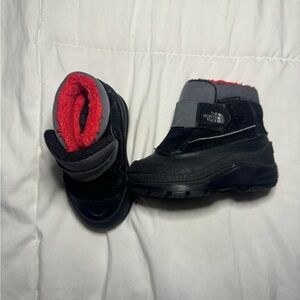 The North Face Black and Gray Winter Boots
